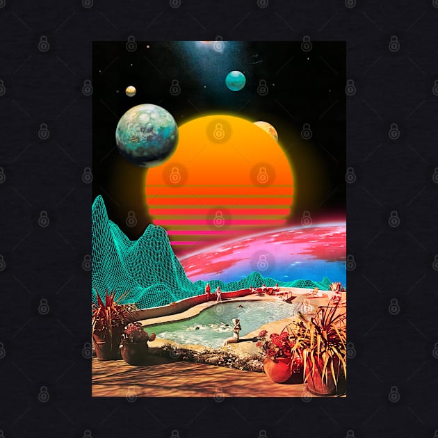 Synthwave space vintage retro collage #1 by Synthwave1950